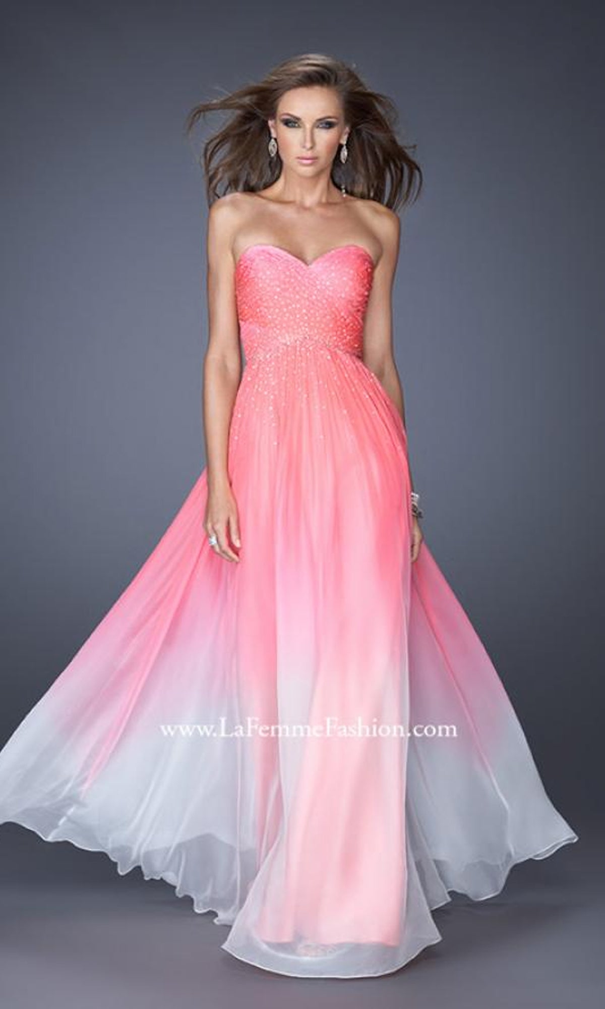 Floor Length La Femme Formal Dress