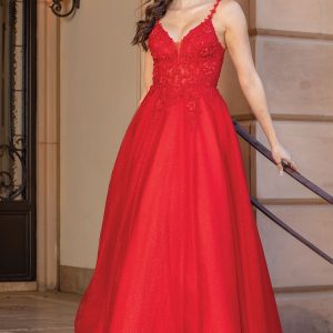 Long Gllitter Prom Dress: Dancing Queen 4328