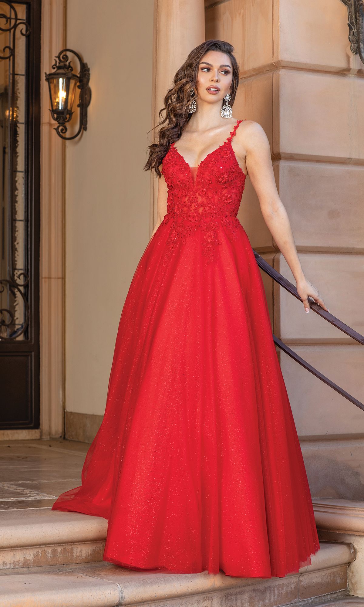 Long Gllitter Prom Dress: Dancing Queen 4328