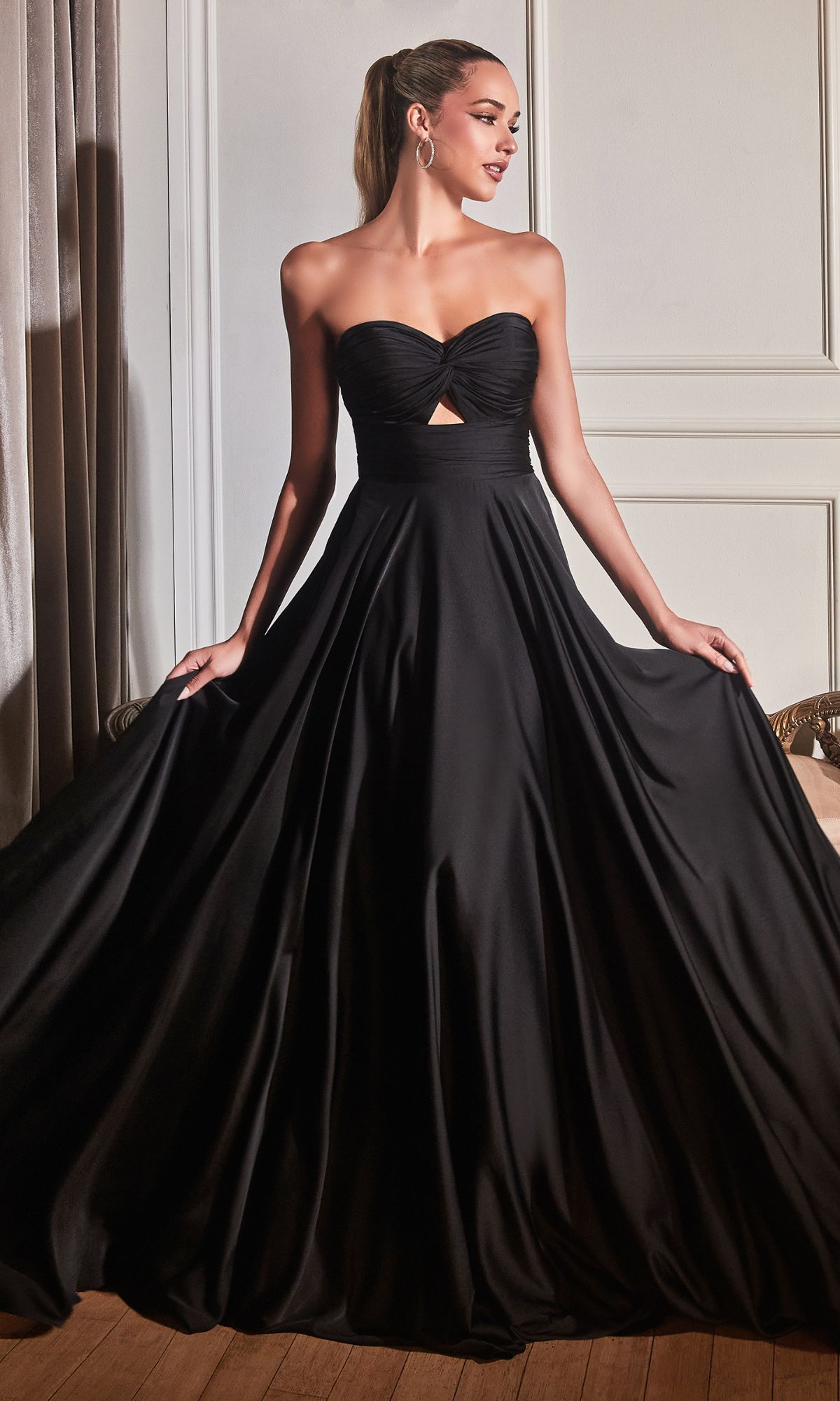 Strapless Sweetheart Long A-Line Prom Dress CL7496 - Image 4