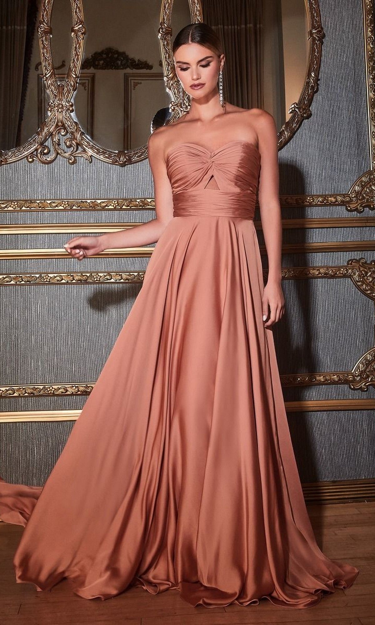 Strapless Sweetheart Long A-Line Prom Dress CL7496 - Image 10
