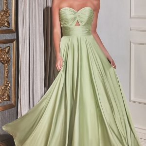Strapless Sweetheart Long A-Line Prom Dress CL7496