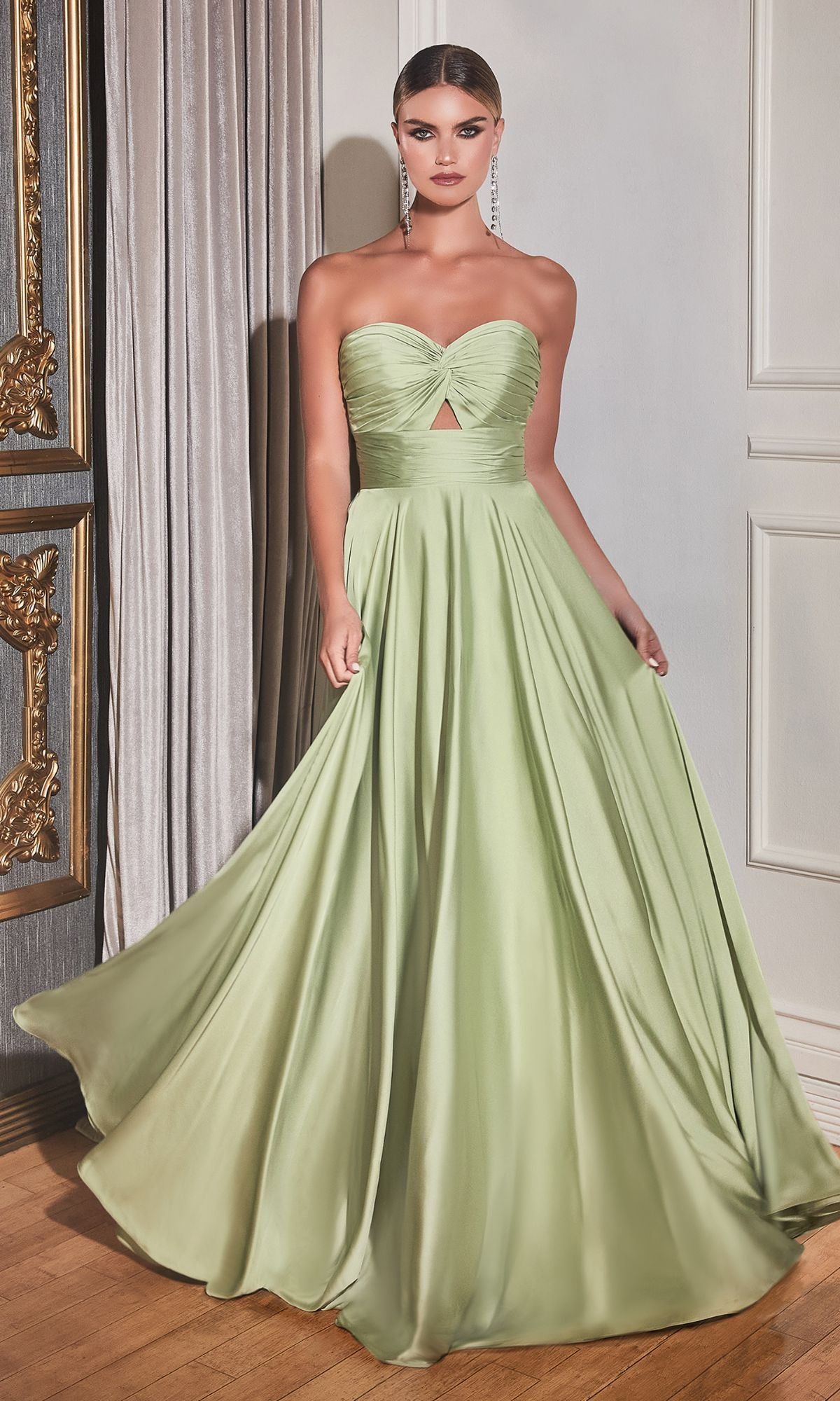 Strapless Sweetheart Long A-Line Prom Dress CL7496