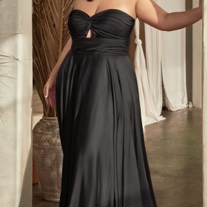 Plus-Size Strapless Sweetheart Prom Dress Ladivine L7496C