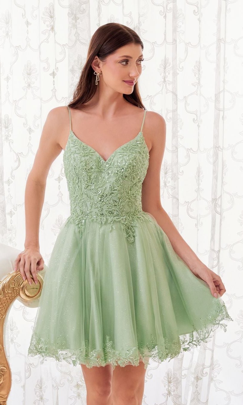 Short Homecoming Dress CD0213 with Embroidery - Image 7