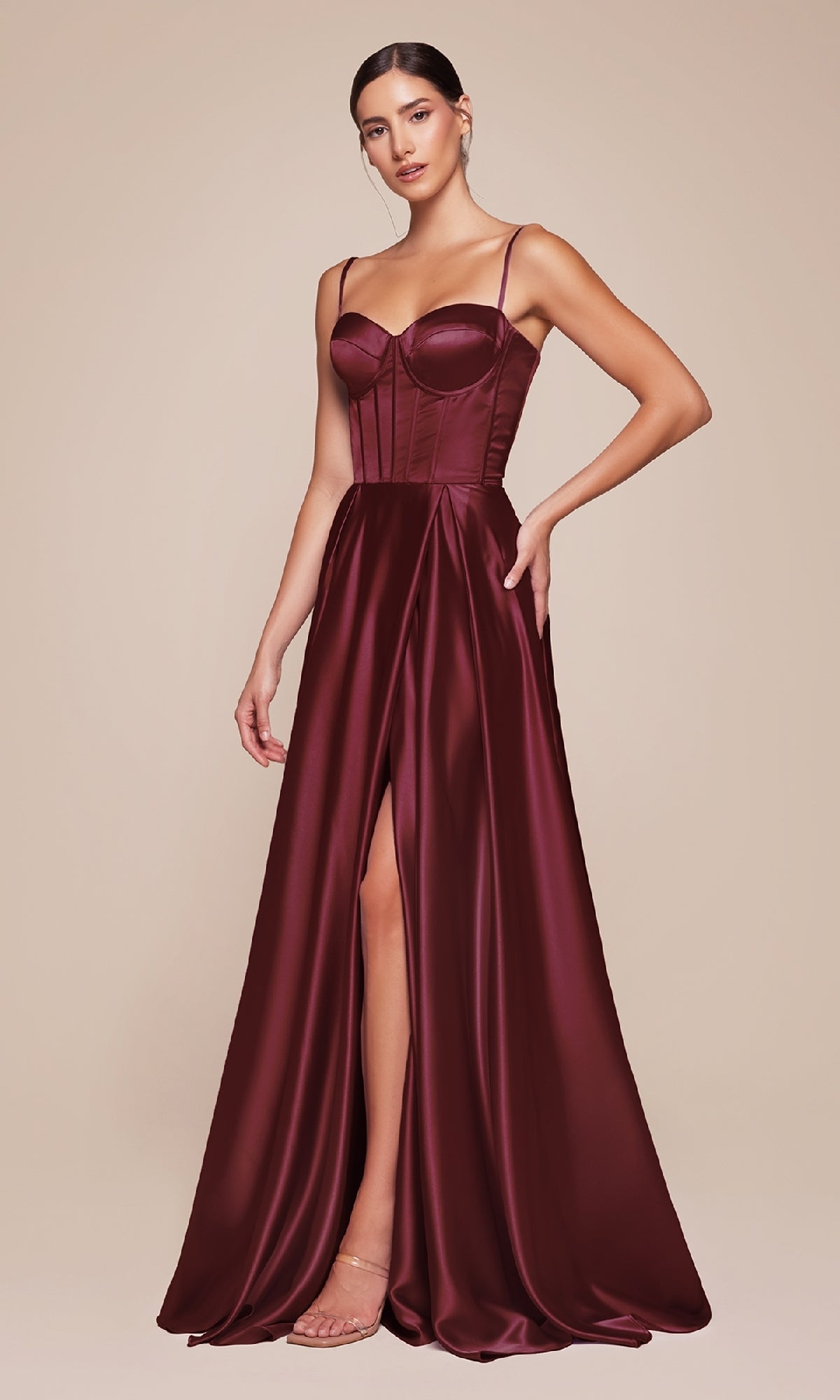 Long Sweetheart A-Line Prom Dress: CLCD337 - Image 12