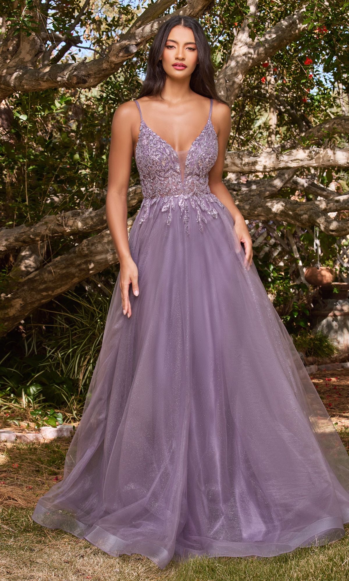 Sheer-Corset Long Prom Ball Gown CD0154 - Image 7