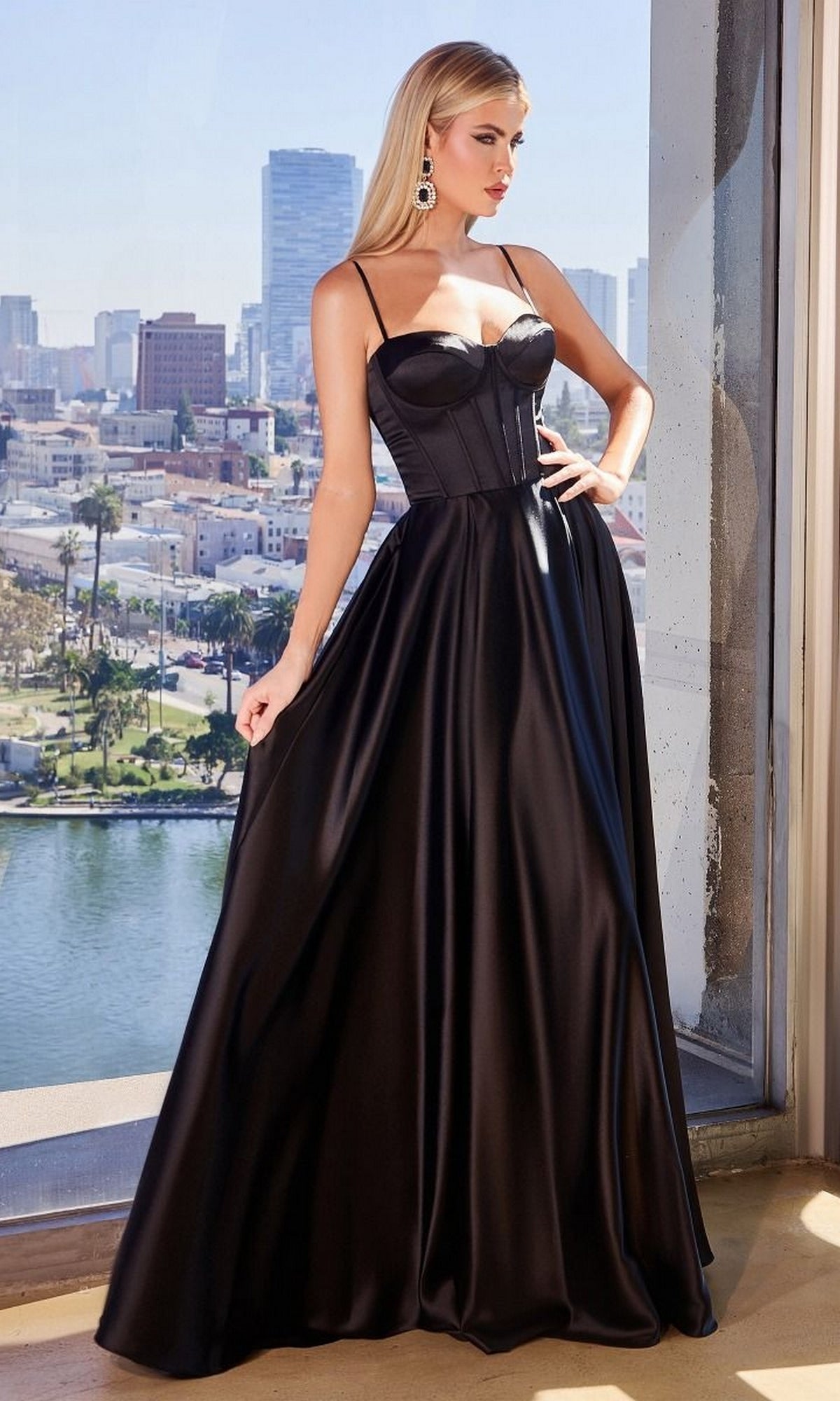 Long Sweetheart A-Line Prom Dress: CLCD337 - Image 5
