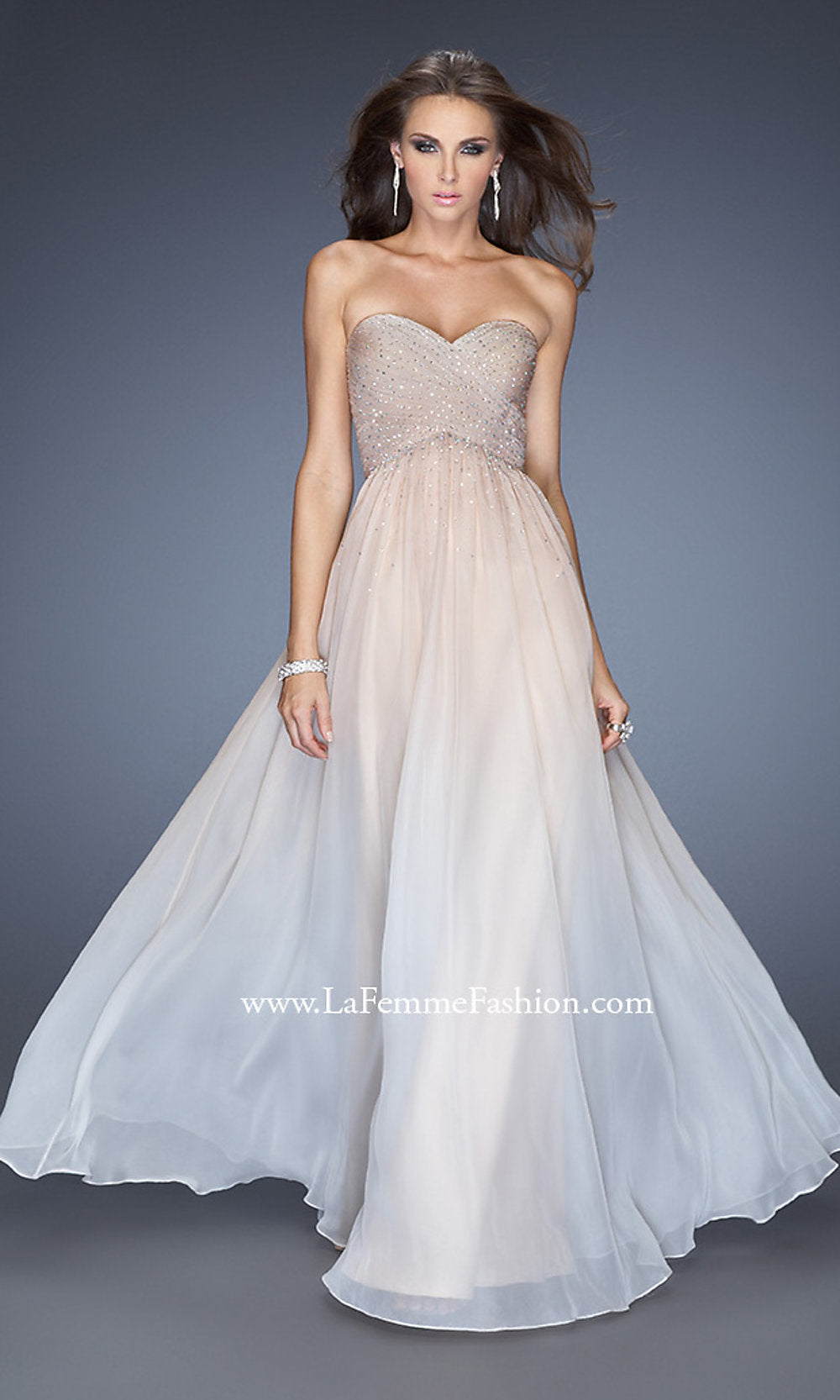 Floor Length La Femme Formal Dress - Image 4