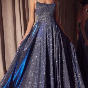 Classic Long Glitter Prom Dress: Amoris T213