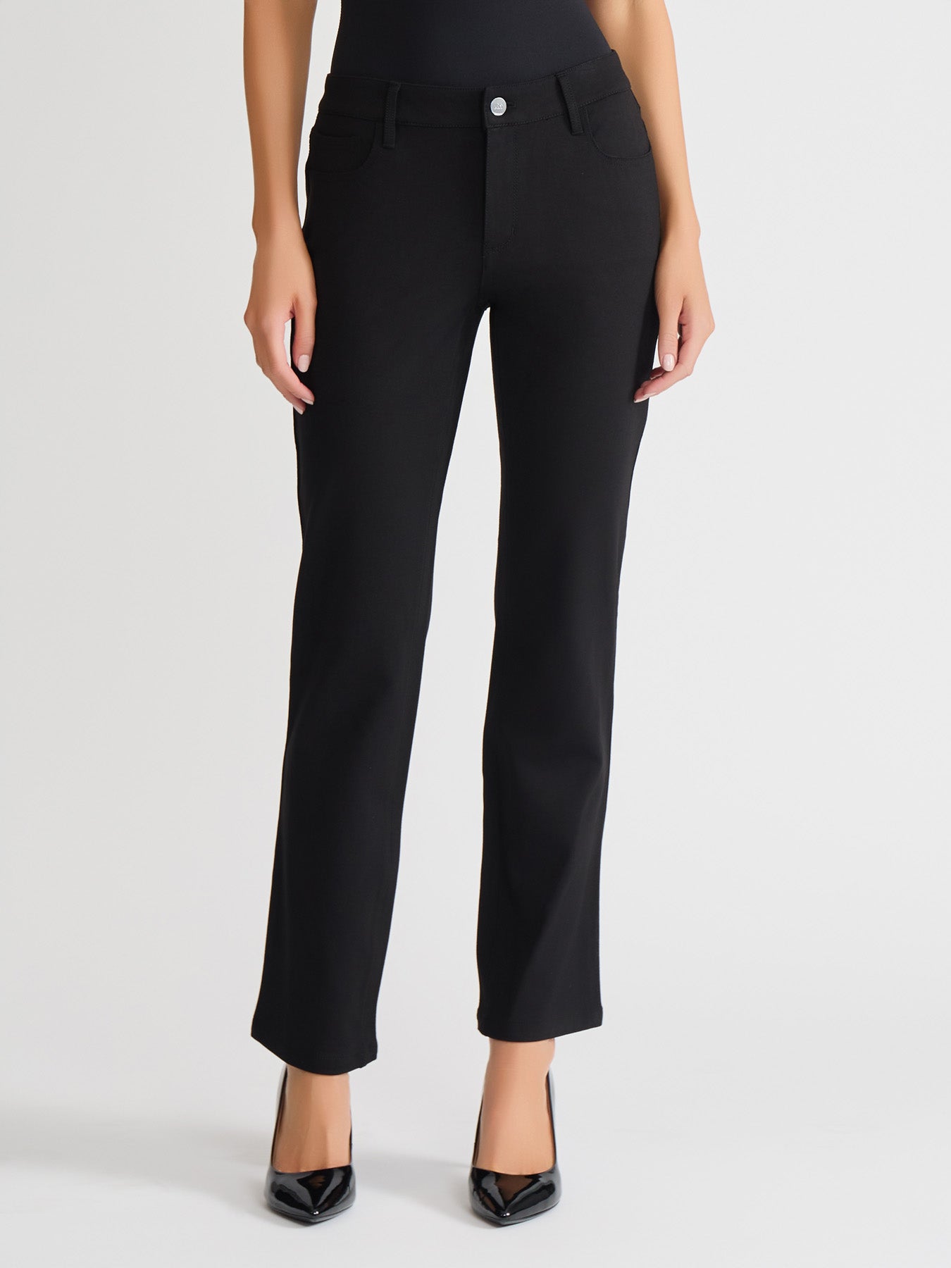 Lexington Straight Leg Jeans, Onyx Wash