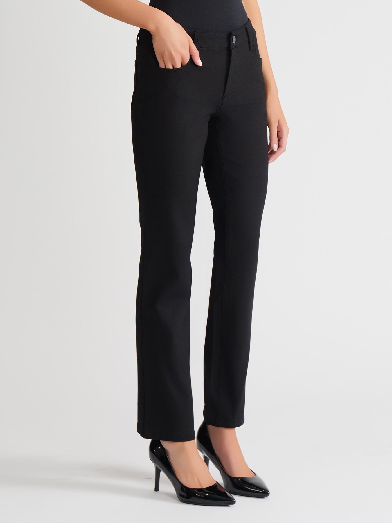 Lexington Straight Leg Jeans, Onyx Wash - Image 2