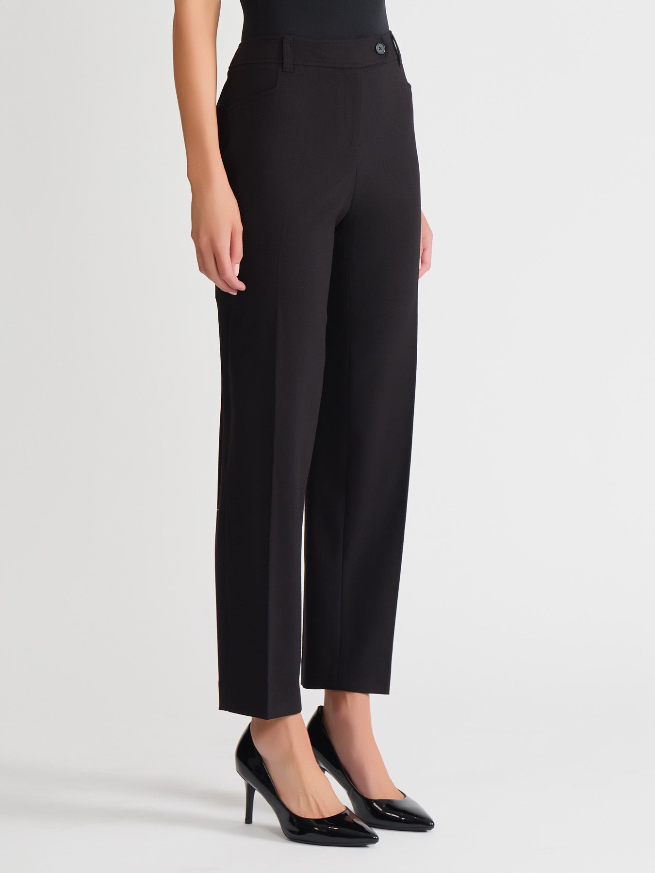 Bi-Stretch Straight Leg Pants - Image 2