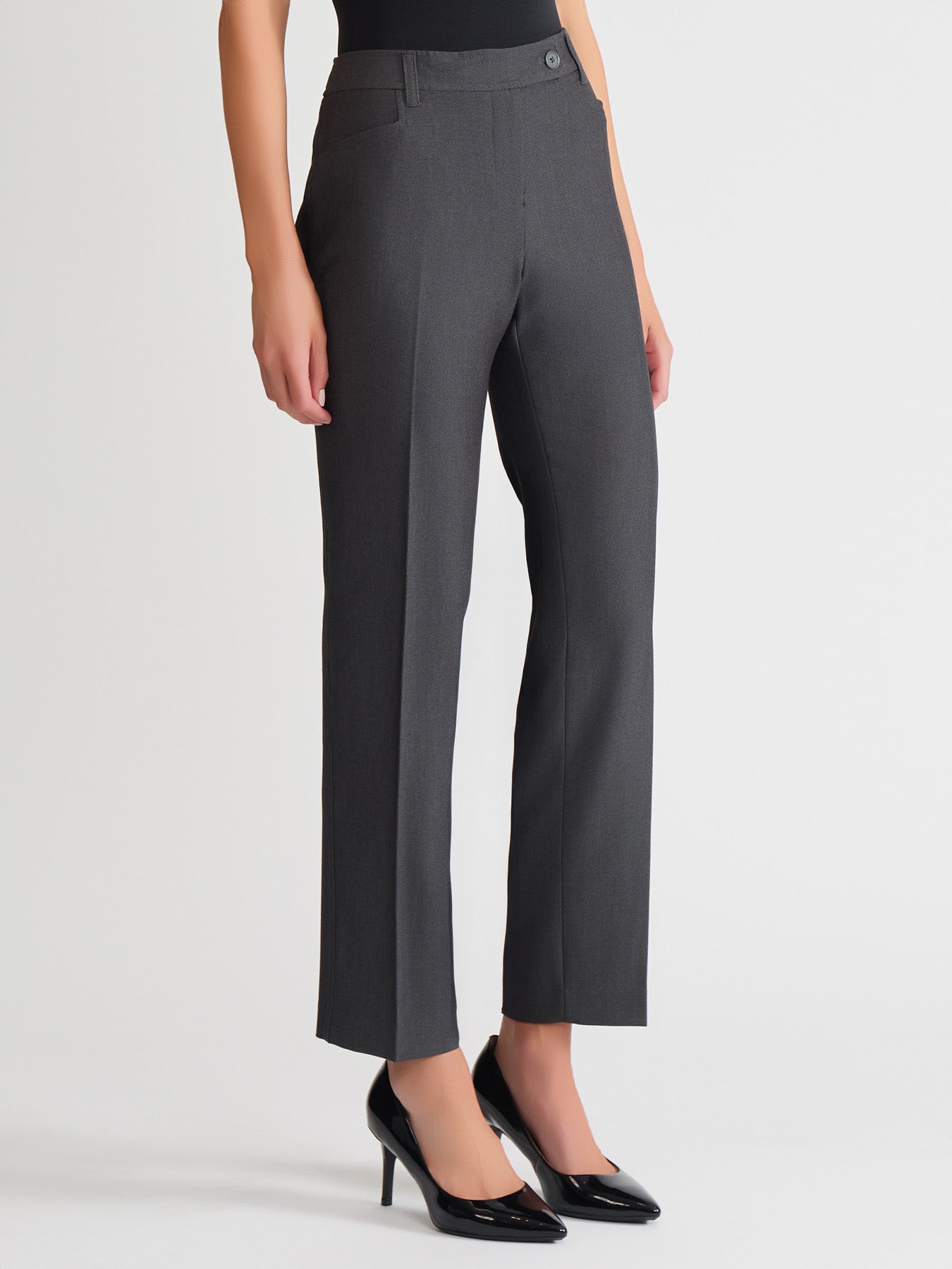 Bi-Stretch Straight Leg Pants - Image 2