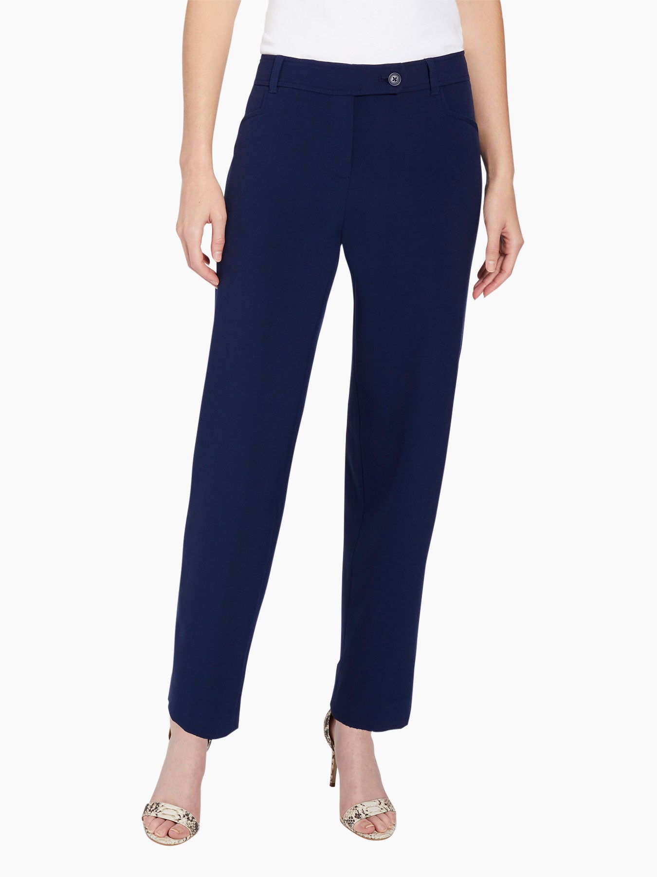 Bi-Stretch Straight Leg Pants - Image 3