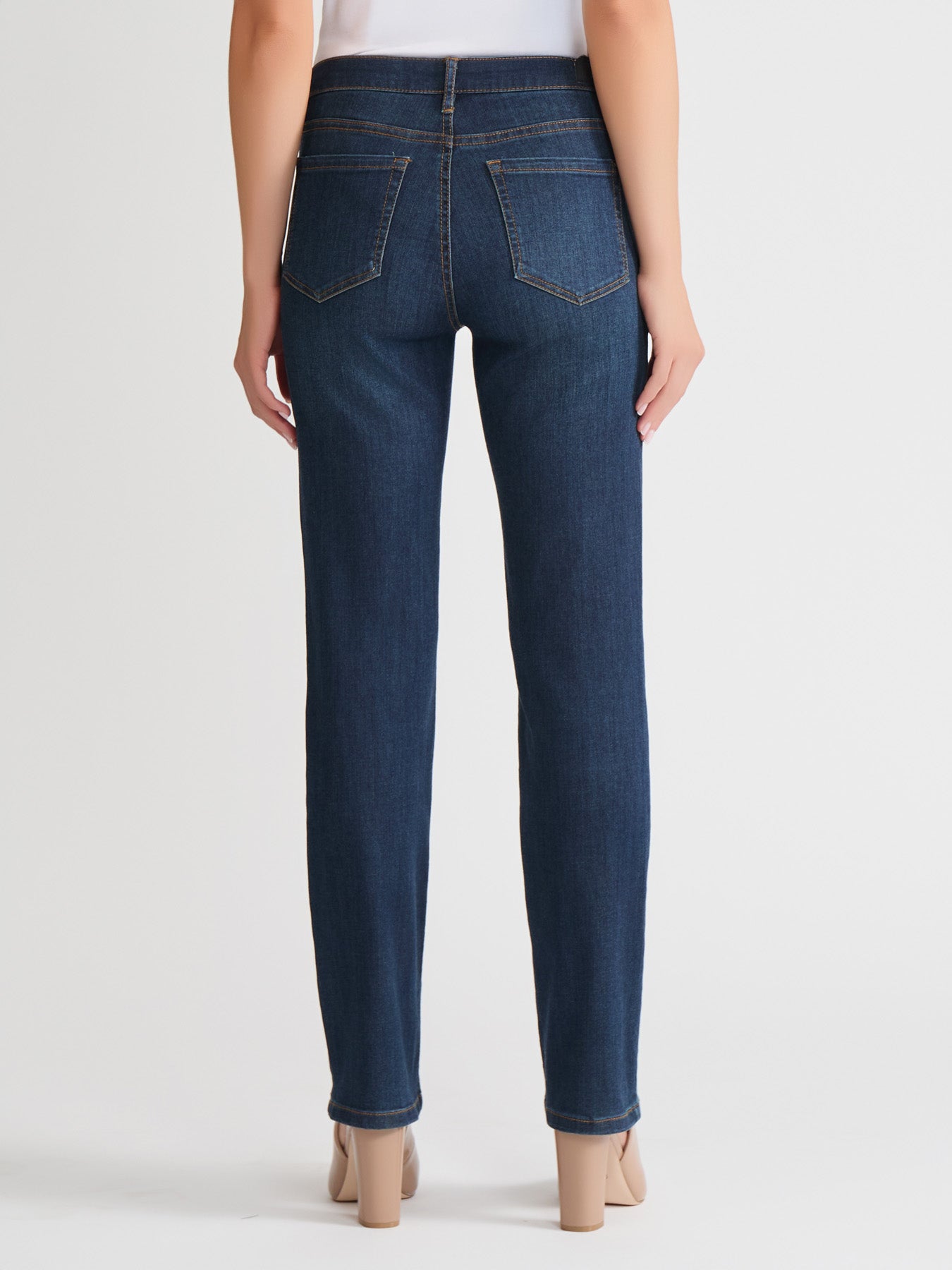 Petite Lexington Straight Leg Jeans, Westpoint Wash - Image 4