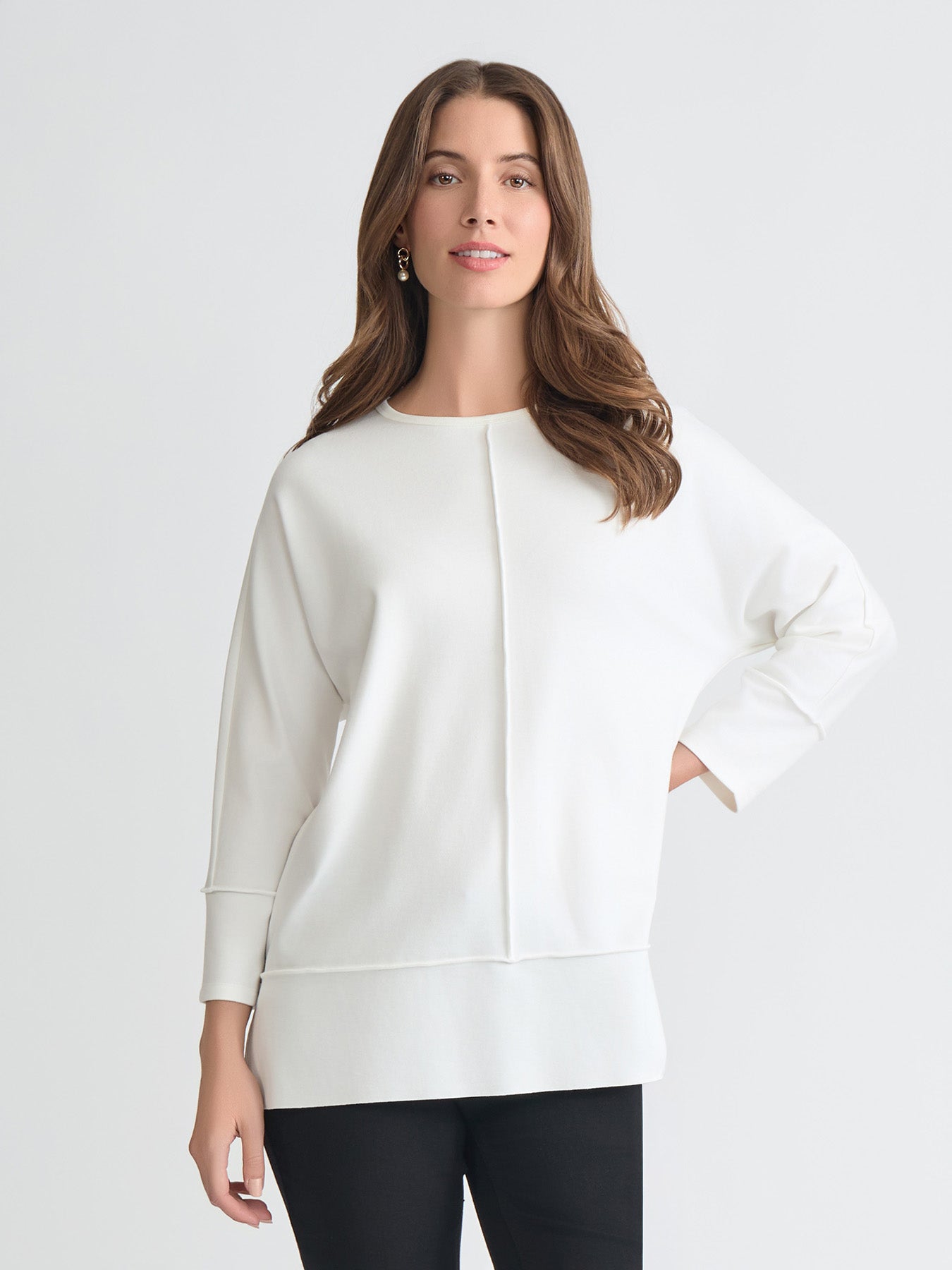 Seam Detail Dolman Tunic