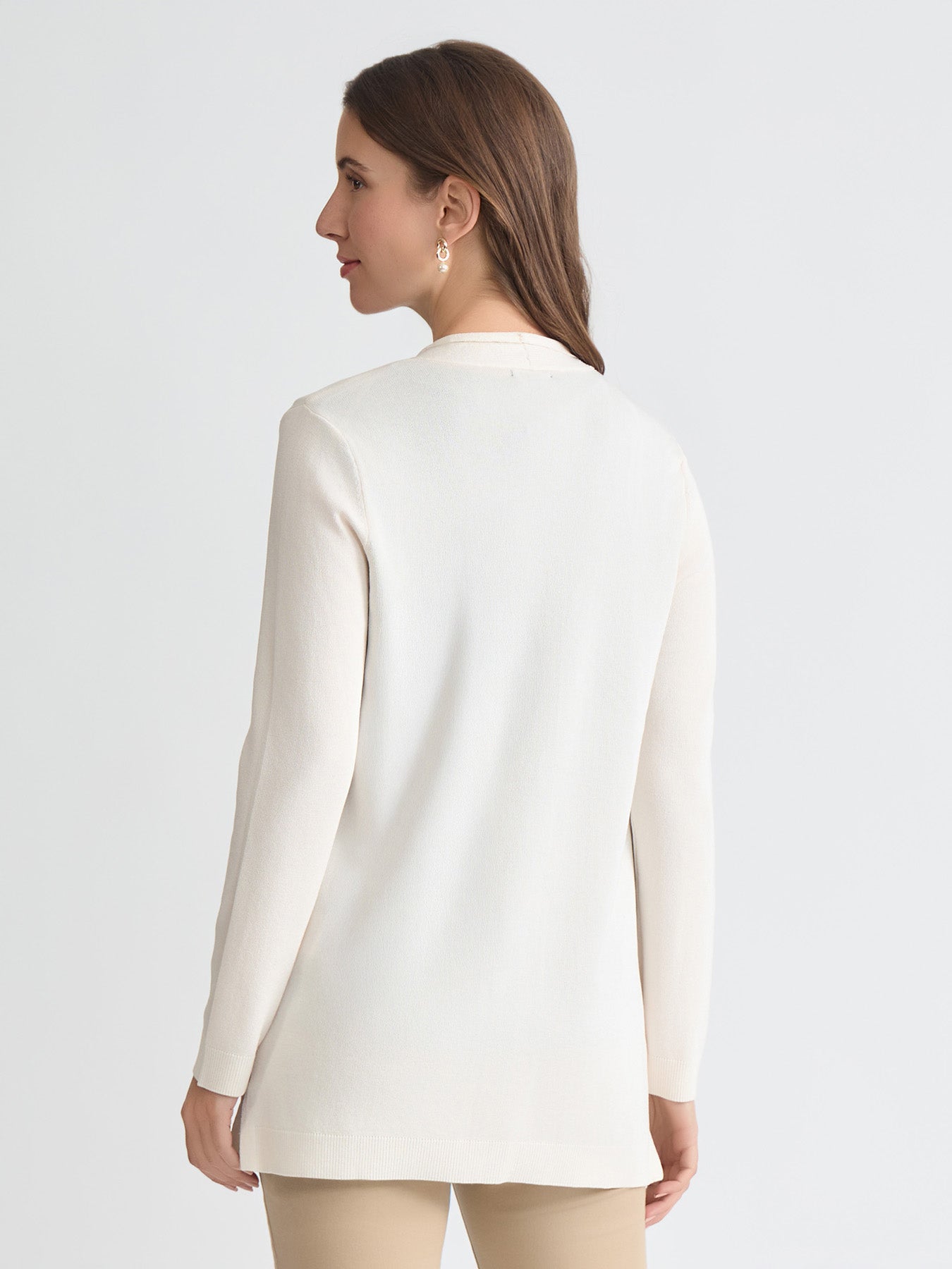 Open Front Icon Cardigan - Image 5