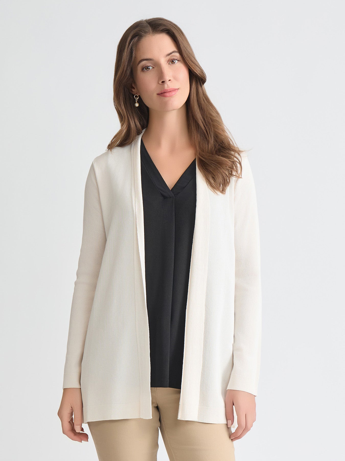 Open Front Icon Cardigan - Image 2
