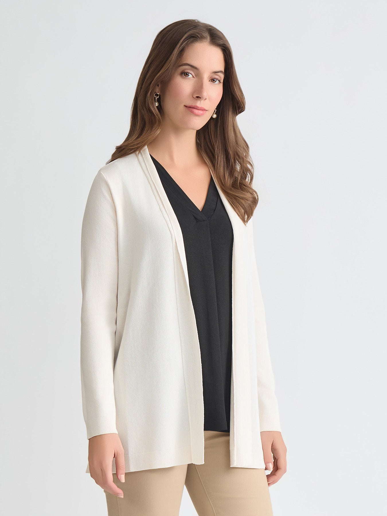Open Front Icon Cardigan - Image 4