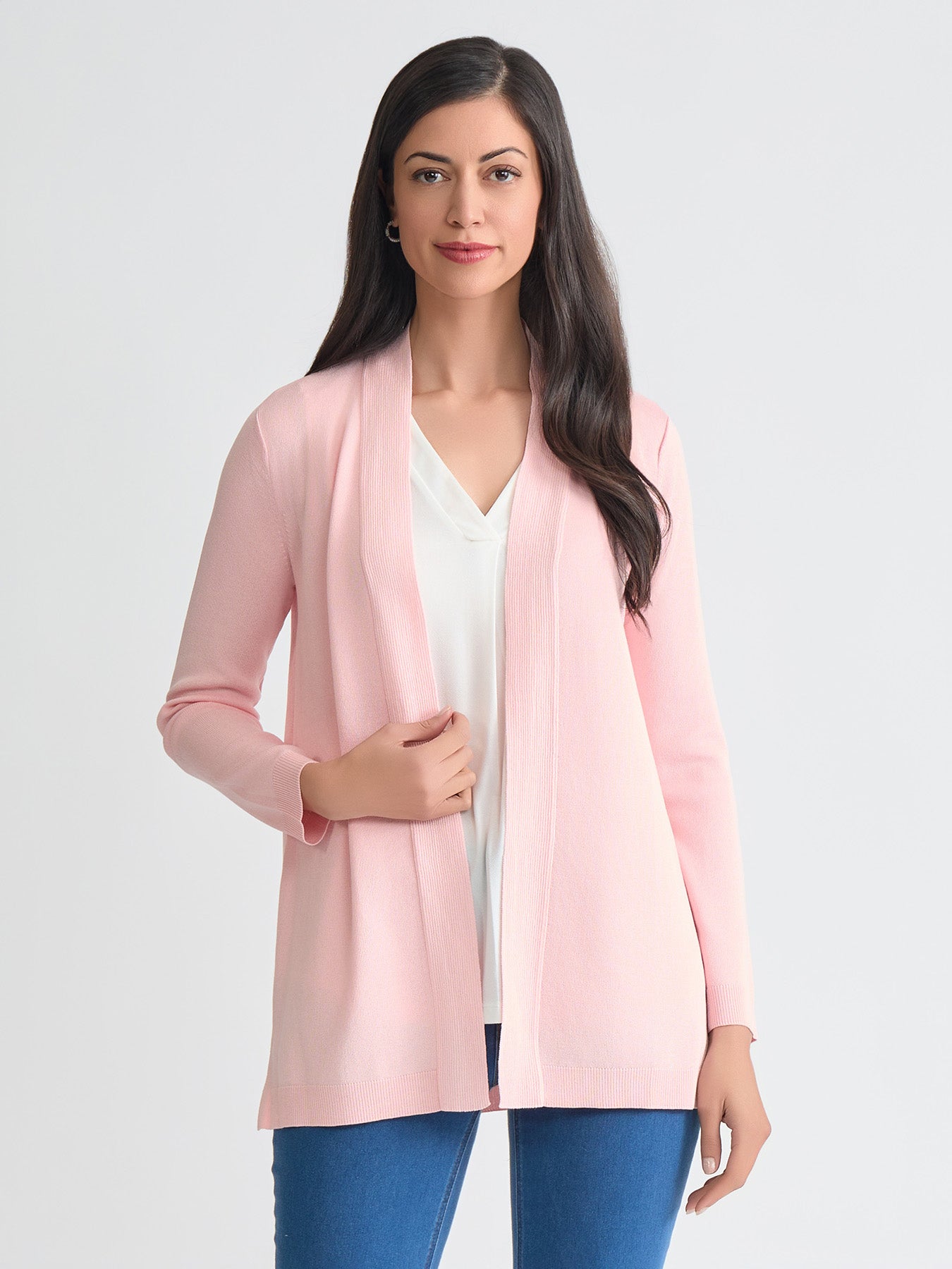 Open Front Icon Cardigan - Image 2