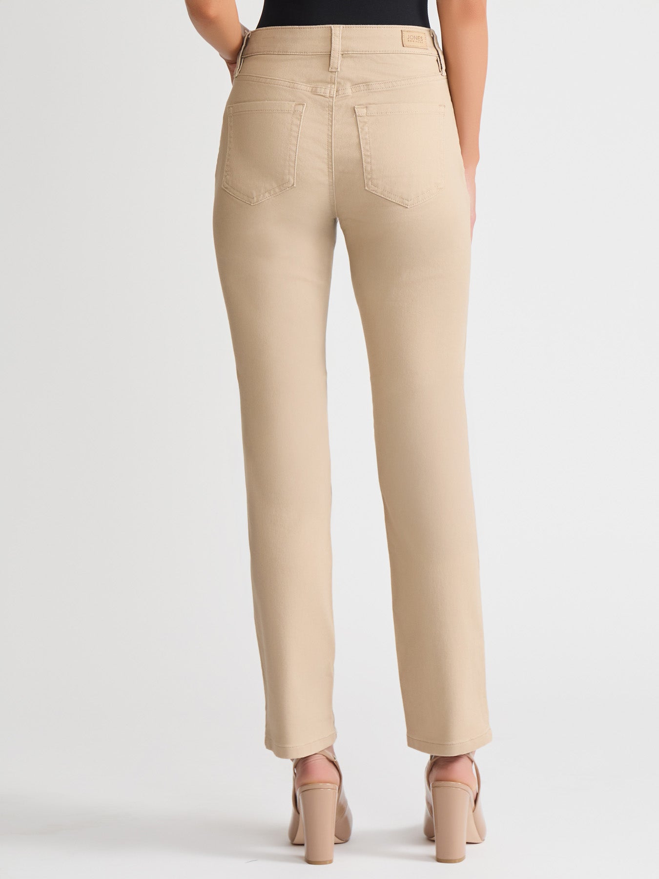 Plus Lexington Straight Leg Jeans, Jones Khaki - Image 3