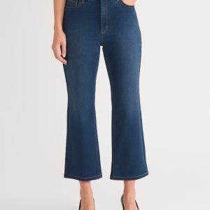 Lexington Cropped Kick Flare Jeans