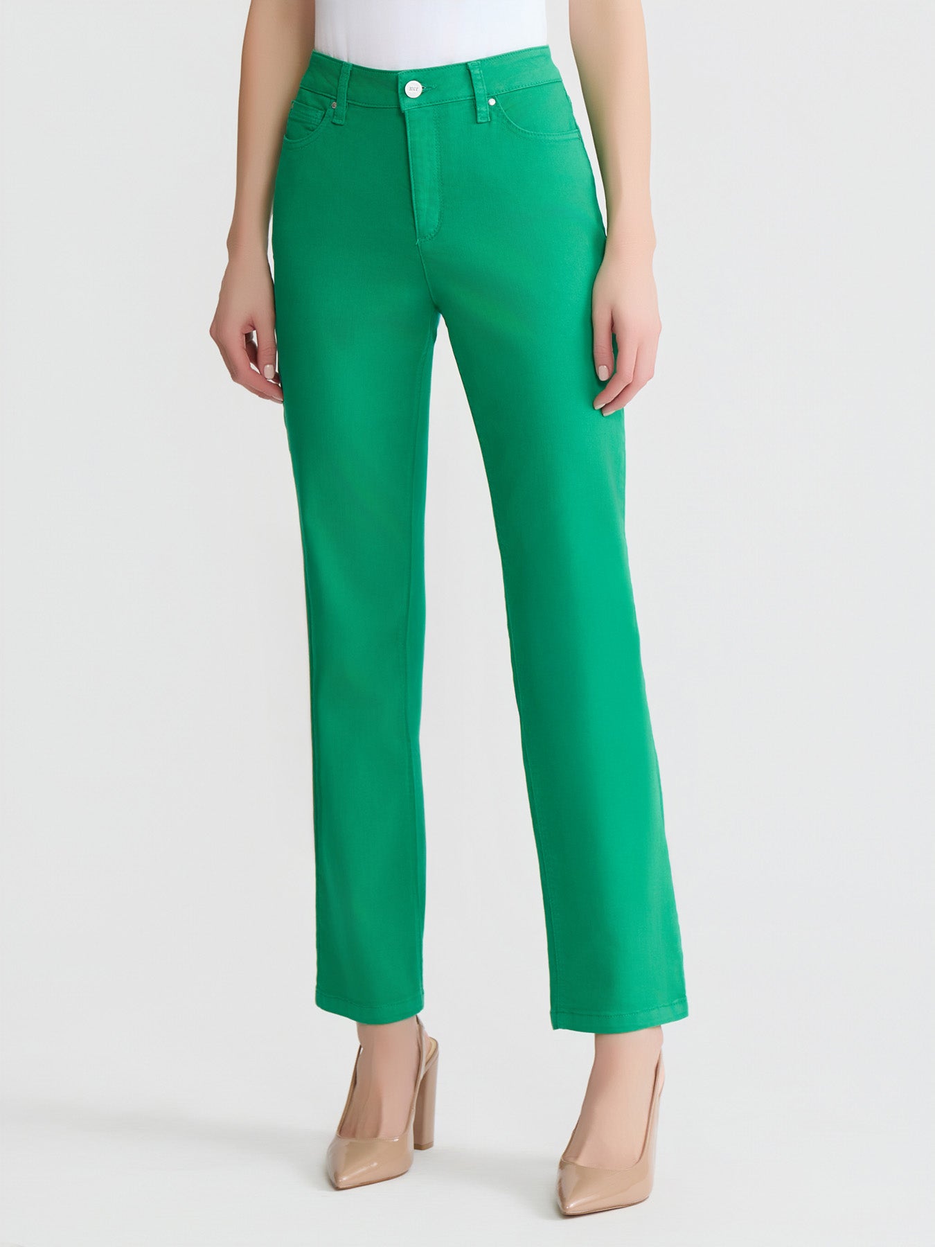 Plus Lexington Straight Leg Jeans, Kelly