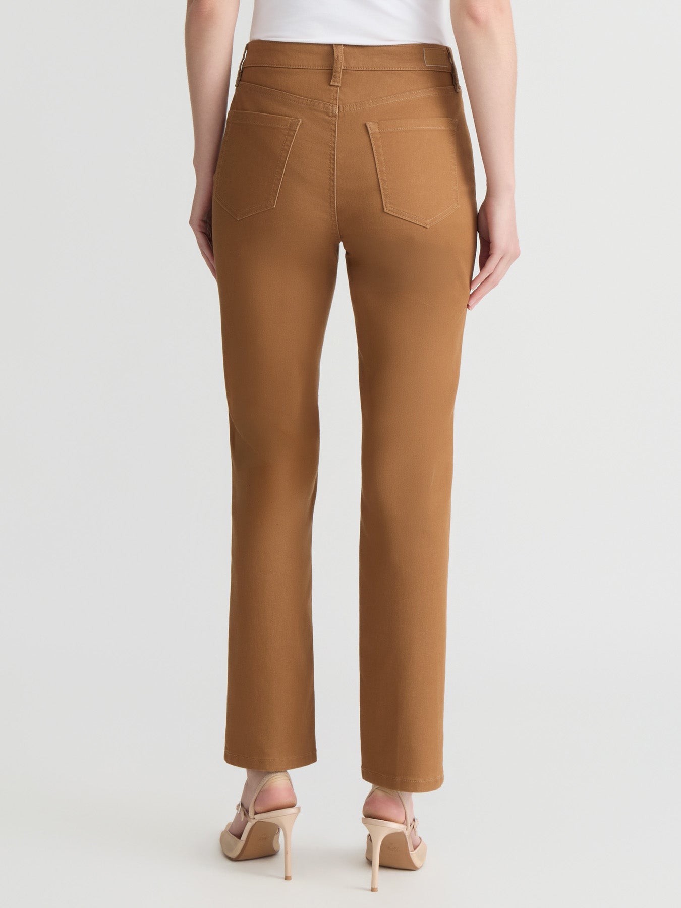Lexington Straight Leg Jeans, Caramel - Image 3