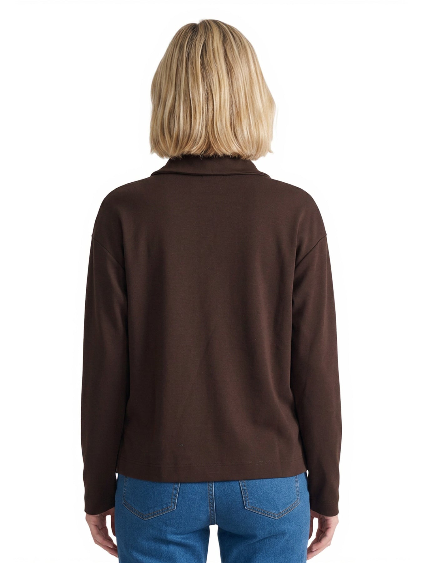 Quarter Zip Sweater, Serenity Knit - Image 4