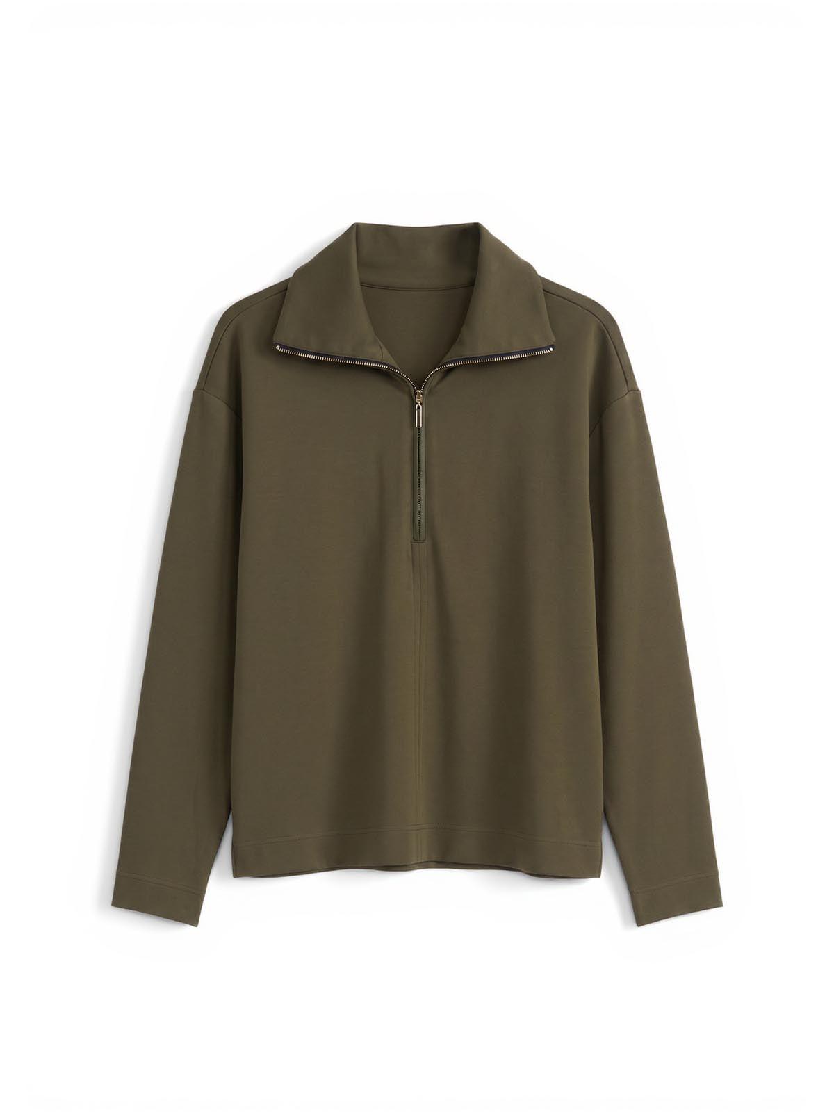 Quarter Zip Sweater, Serenity Knit - Image 5