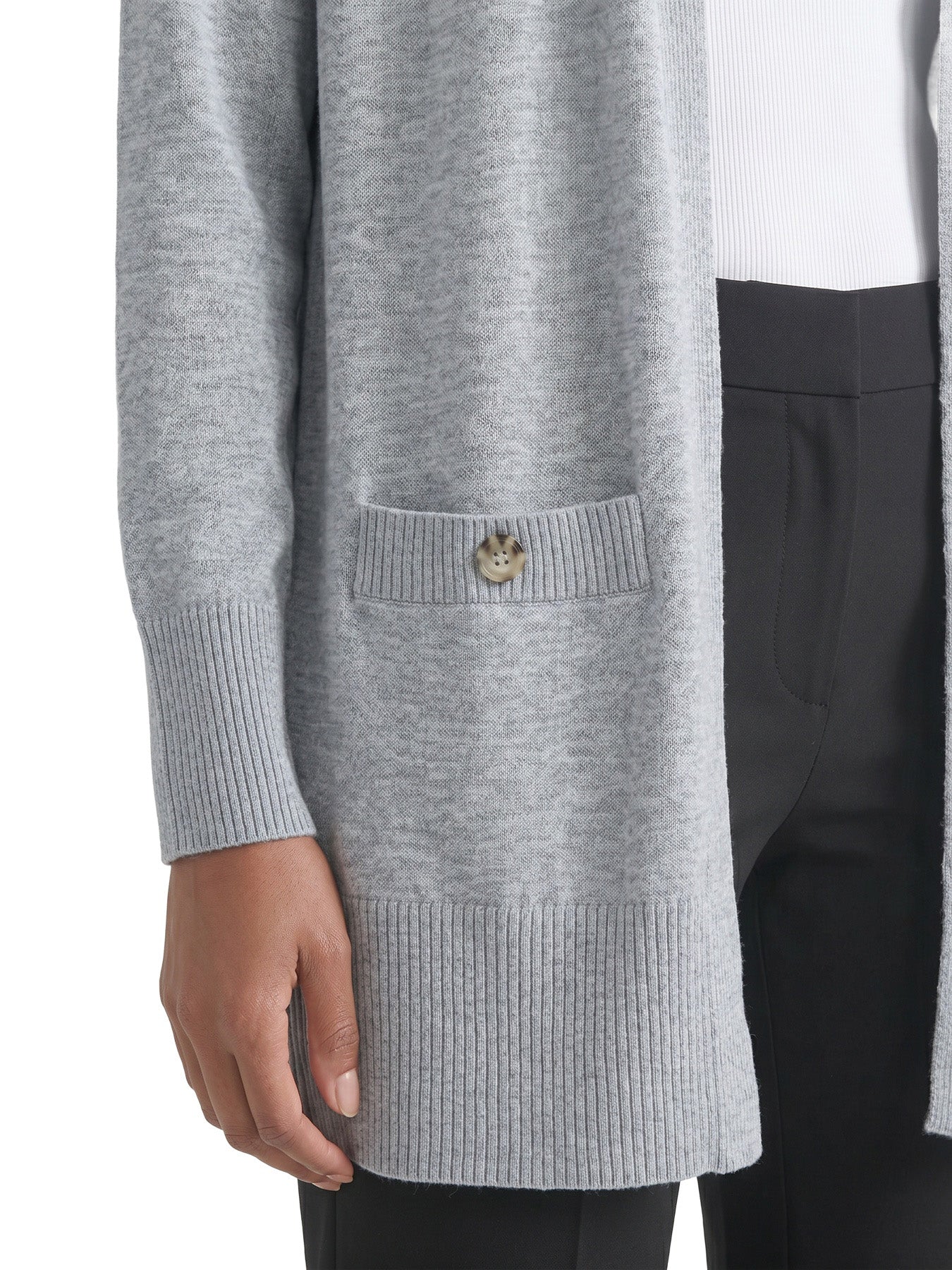 Cozy Side Slit Cardigan - Image 3