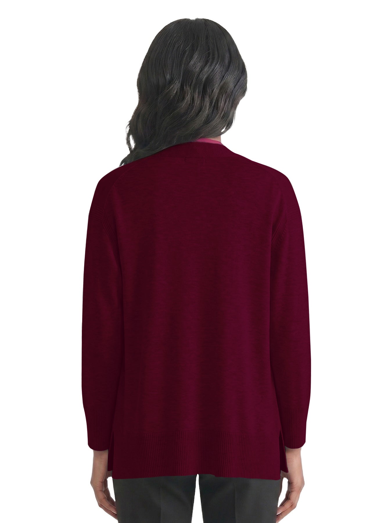 Cozy Side Slit Cardigan - Image 4