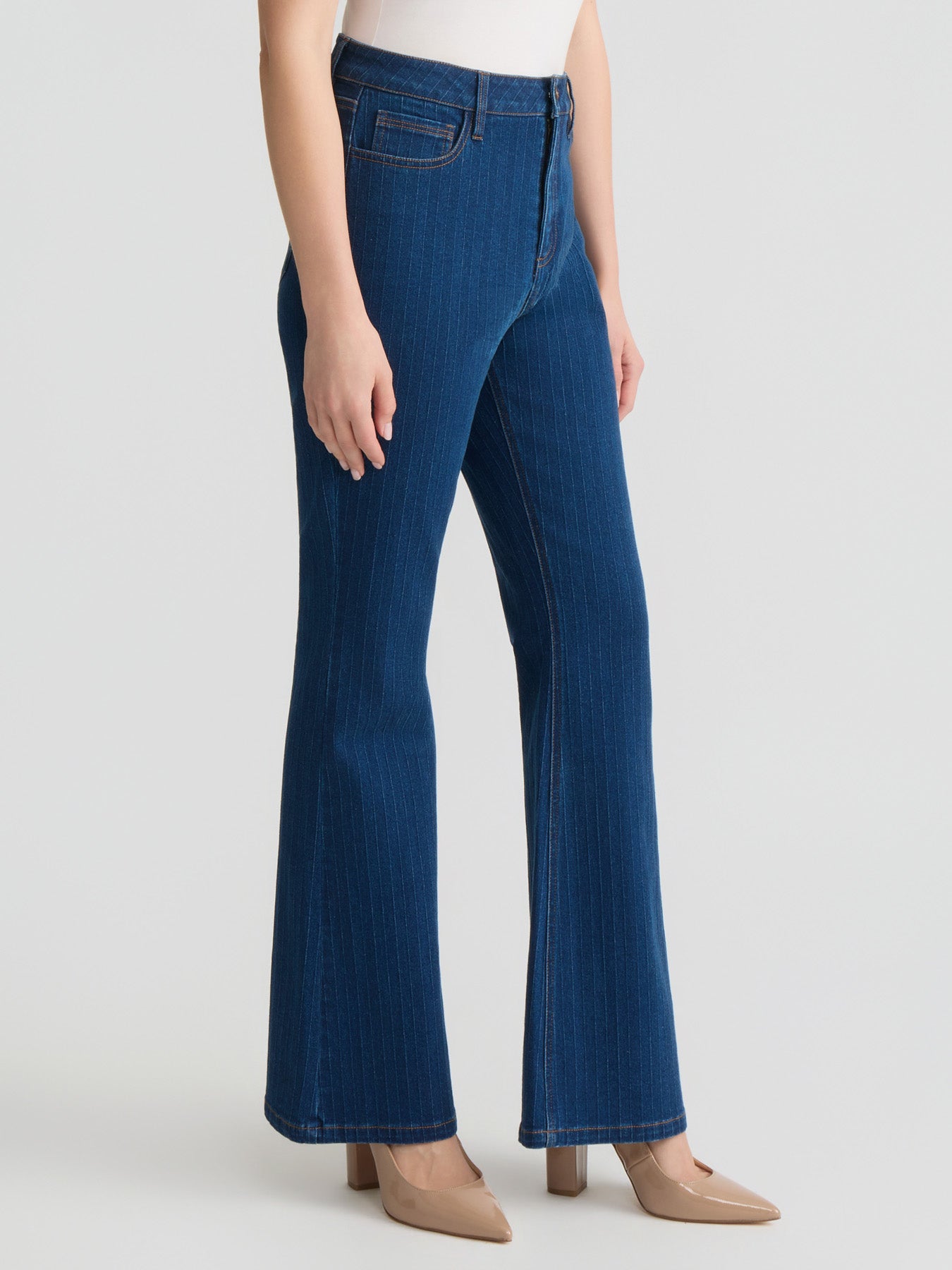 Lexington High Rise Slim Bootcut Jeans, Phoenix Wash - Image 2