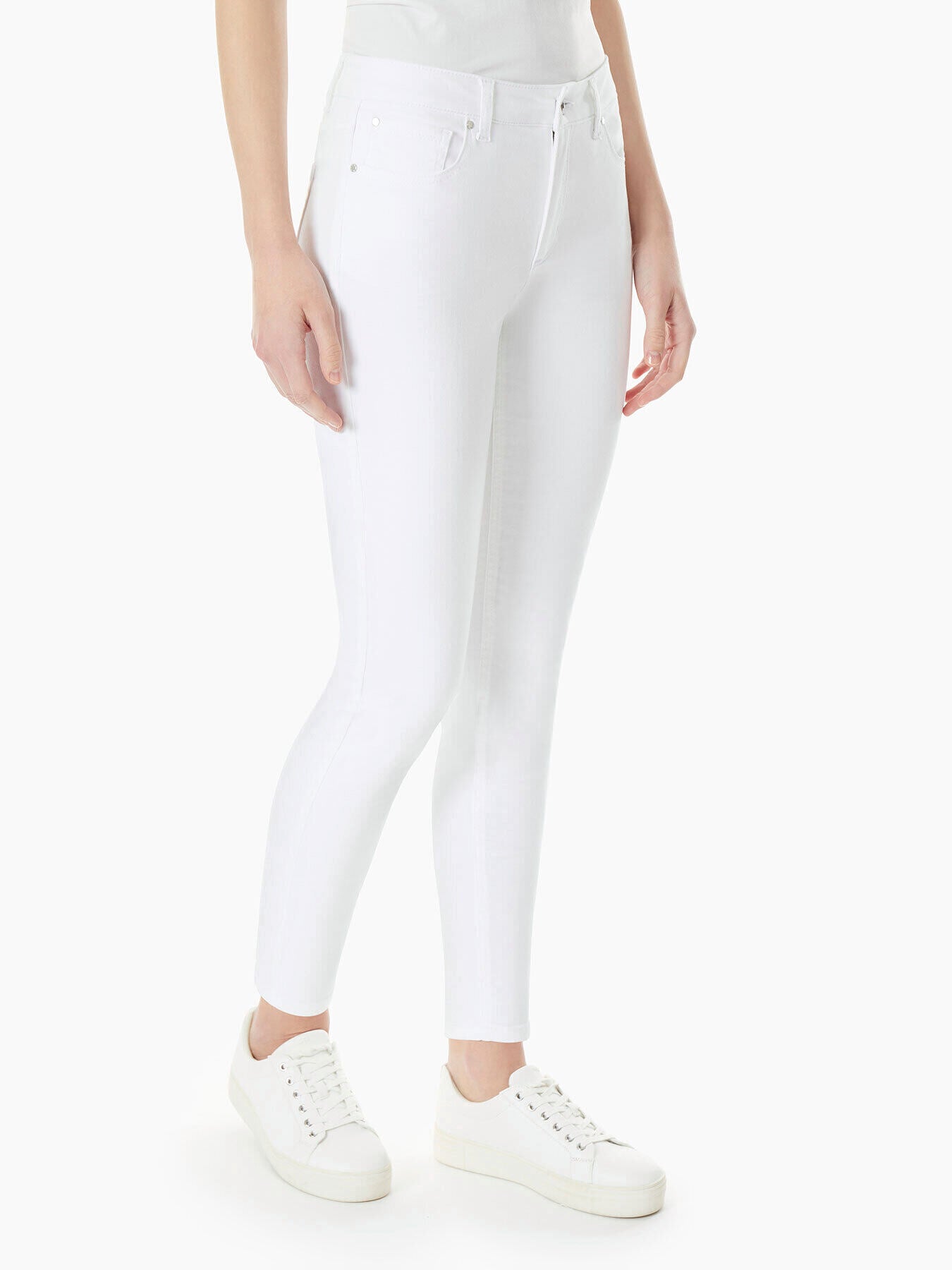 Lexington Skinny Jeans, Soft White - Image 2